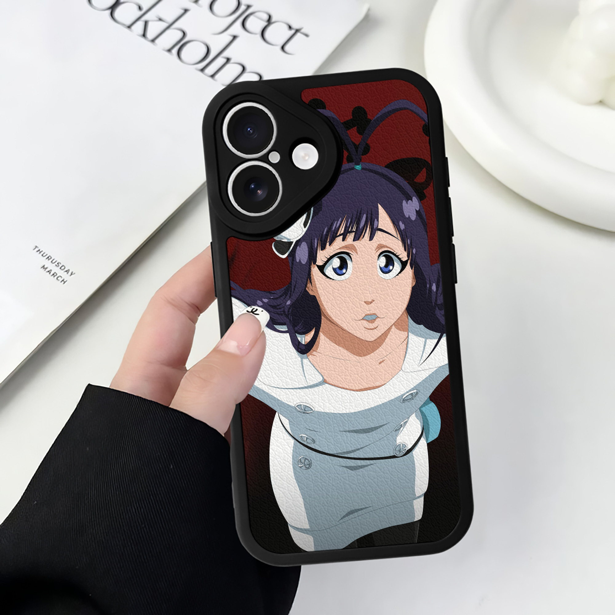 （画像用） ブリーチ BLEACH 【iPhone 16シリーズ対応】シリコンスマホケース（レザー調） 材質：シリコン